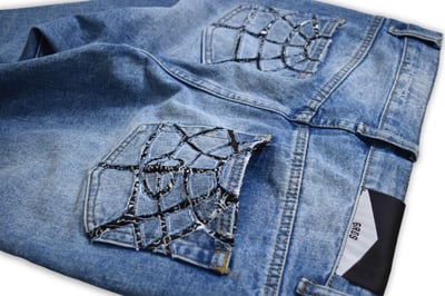 SPIDER AMOEBA JEANS 網格牛仔褲5