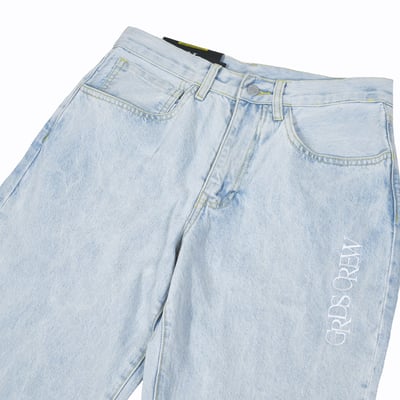 GRDSCREW WASHED DENIM JEANS(淺藍)6