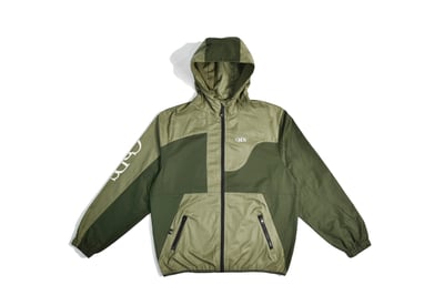 WAVE PATCHWORK MOUTAIN WINDBREAKER(綠)1