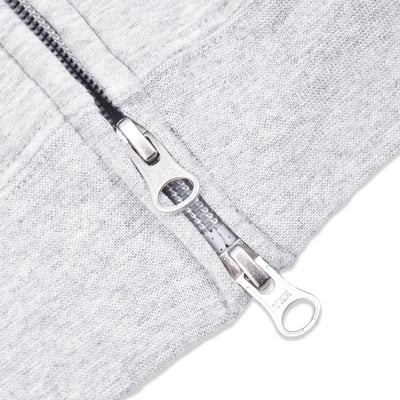 THE SIGN BADGE ZIPPER HOODIE(太空棉/灰)5