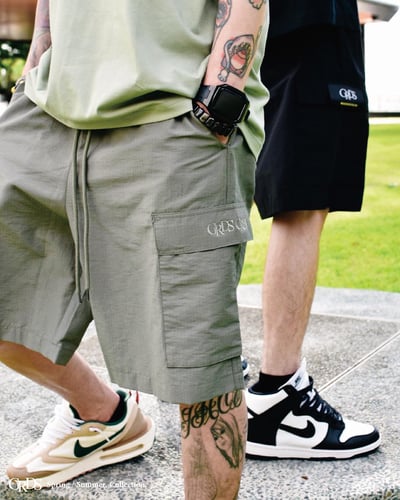 GRDSCREW RIPSTOP POCKET SHORTS(黑)8