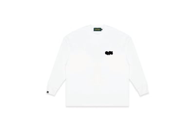 WAVE SHADOW L/S TEE(白)1