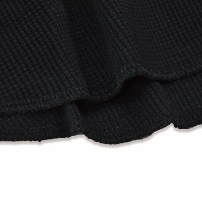 SWASHES LOGO WAFFLE HENLEY L/S Tee(華夫格/黑)7