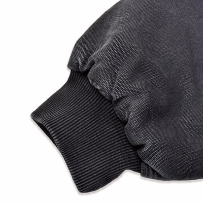 WASHED DENIM HOODIE JACKET(水洗黑)9