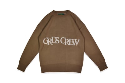 GRDSCREW KNIT SWEATER(咖啡/幻彩駝)1