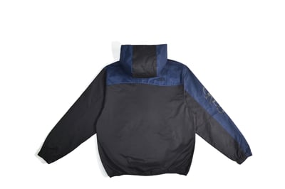WAVE PATCHWORK MOUTAIN WINDBREAKER(黑藍)2