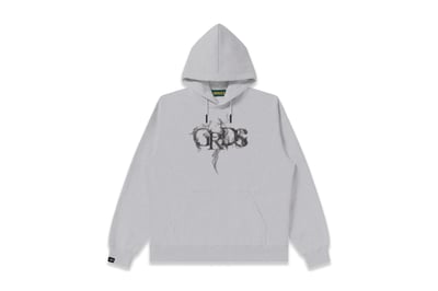 GRDS SMOKE LOGO HOODIE(灰/黑)1