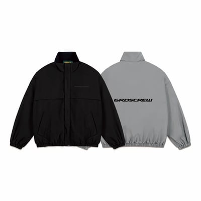 RACING LOGO WINDBREAKER(灰)8