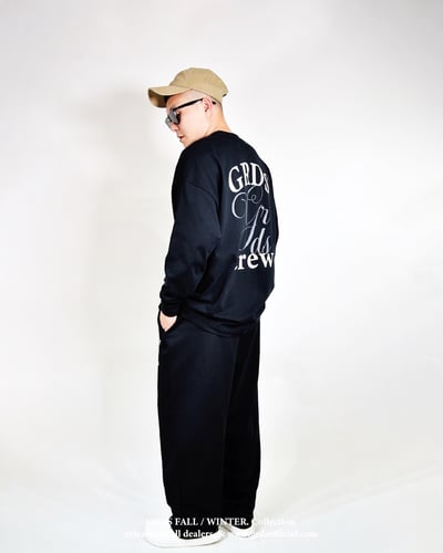 HANDWRITTEN L/S TEE(黑)10