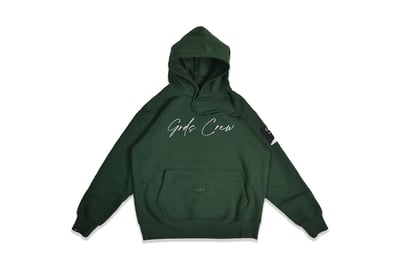 HANDWRITING LOGO SUIT -  HOODIE(墨綠)1