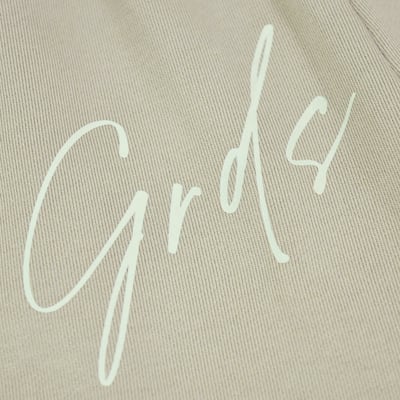 HANDWRITING LOGO COTTON SHORTS(卡其)3