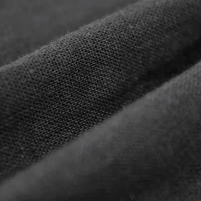 SCRIPT LINEN SHORTS(黑)5