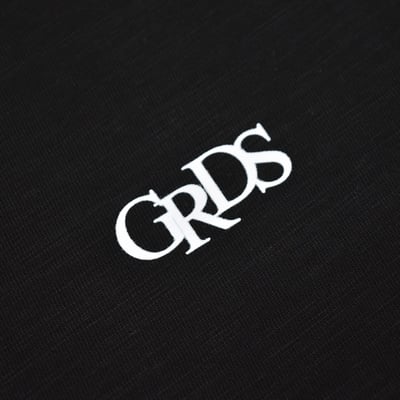 SCRIPT SLEEVE L/S Tee(黑)4