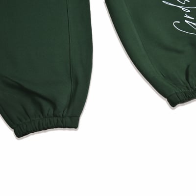 HANDWRITING LOGO SUIT - COTTON PANTS(墨綠)5