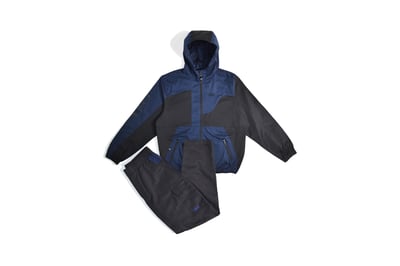 WAVE PATCHWORK MOUTAIN WINDBREAKER(黑藍)8