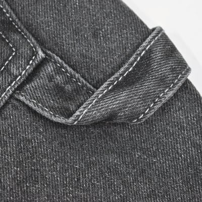 CMNE CARPENTER DENIM SHORTS(水洗黑)6