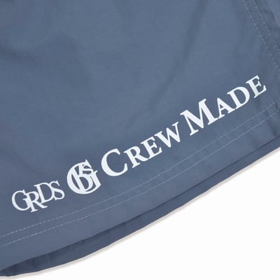 THE SIGN CREW MADE BEACH SHORTS(灰藍色)3