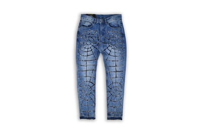 SPIDER AMOEBA JEANS 網格牛仔褲1