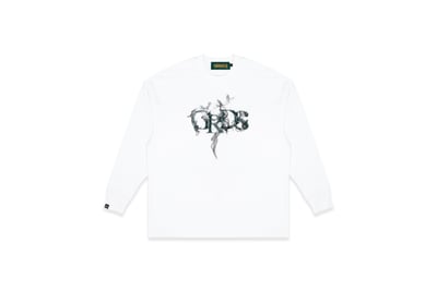 SMOKE LOGO L/S Tee(白)1