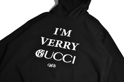 I'M VERRY GUXXI HOODIE(黑)2