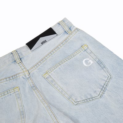 GRDSCREW WASHED DENIM JEANS(淺藍)2