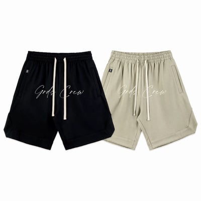 HANDWRITING LOGO COTTON SHORTS(黑)8