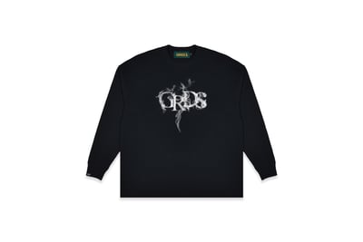 SMOKE LOGO L/S Tee(黑)1