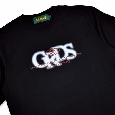 SENSITIVE CONTENT T-Shirt(黑)3