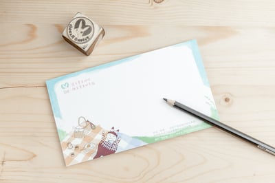 兔子攝影插畫明信片 - 《好舒服的午後》3