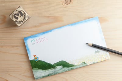 兔子攝影插畫明信片 - 《望幽》3