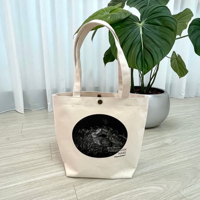 台灣野兔藝術攝影 厚磅帆布托特包 (中)5
