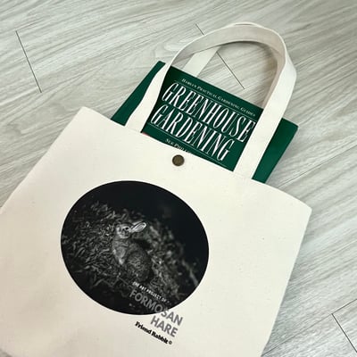 台灣野兔藝術攝影 厚磅帆布托特包 (中)6