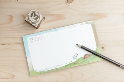 兔子攝影插畫明信片 - 《夏日秘藏紅寶石》3