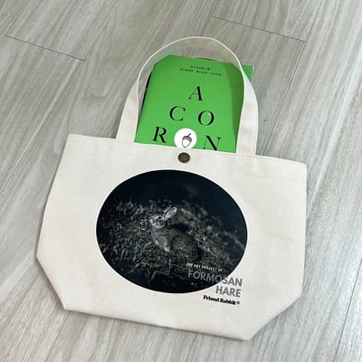 台灣野兔藝術攝影 厚磅帆布托特包 (小)6