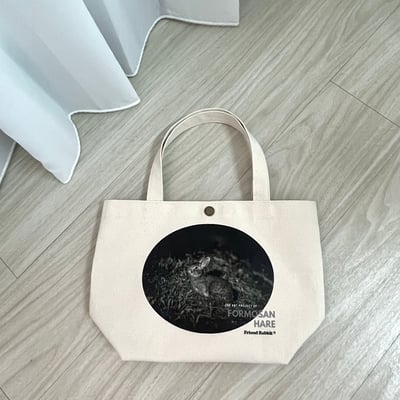 台灣野兔藝術攝影 厚磅帆布托特包 (小)5