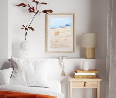 攝影藝術微噴原作 - 《沙灘上的兔子》2