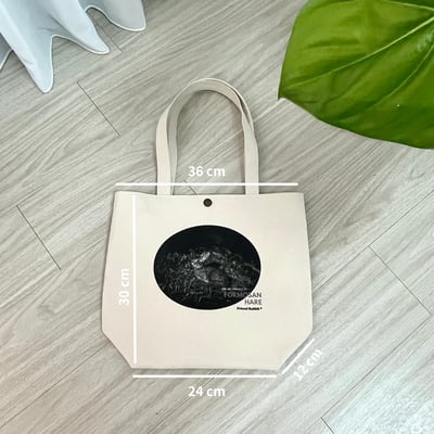 台灣野兔藝術攝影 厚磅帆布托特包 (中)8