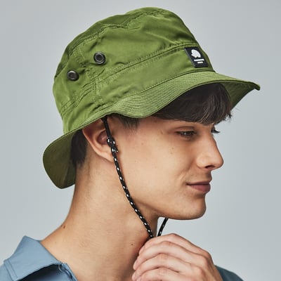 SCANDINAVIAN FOREST北歐小刺蝟戶外漁夫帽-軍綠