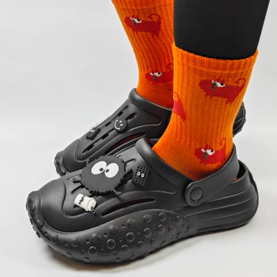 AKIBO暗黑萌怪款洞洞鞋扣(五件組)