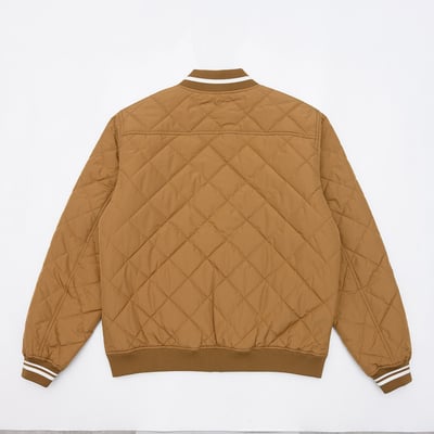 KANGOL袋鼠保暖鋪棉外套-卡其8