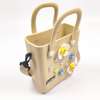 AKIBO蜜蜂彩花款洞洞鞋扣 (十件組)