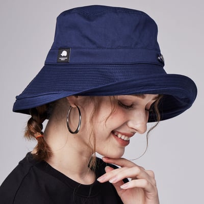 SCANDINAVIAN FOREST北歐小刺蝟抗UV防潑水遮陽帽-藏青3