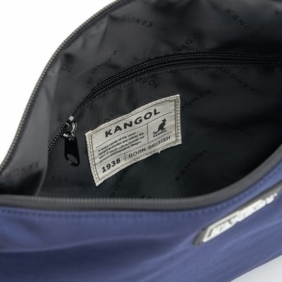 KANGOL水洗尼龍雲朵包-深藍4