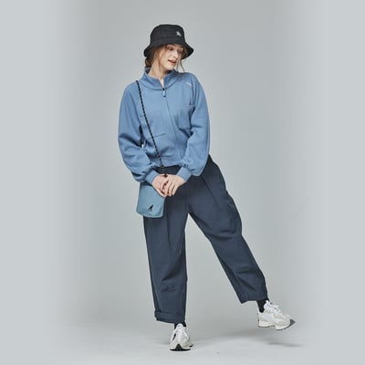 KANGOL袋鼠個性氣球長褲-深藍5