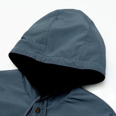 KANGOL袋鼠中性雙面燈芯絨防潑水外套-深藍(男女共款)13