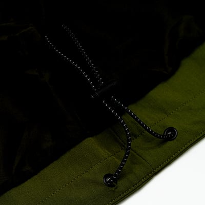 KANGOL袋鼠中性防潑水風衣外套-深綠(男女共款)12