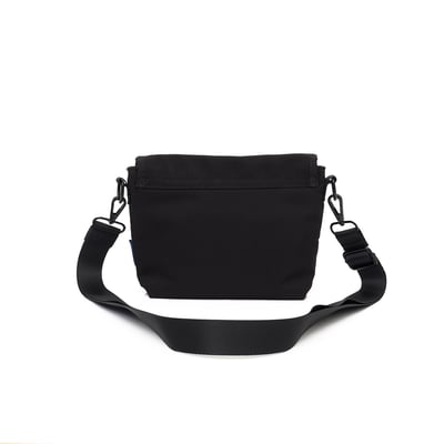 KANGOL袋鼠字母Logo側背包 -黑6