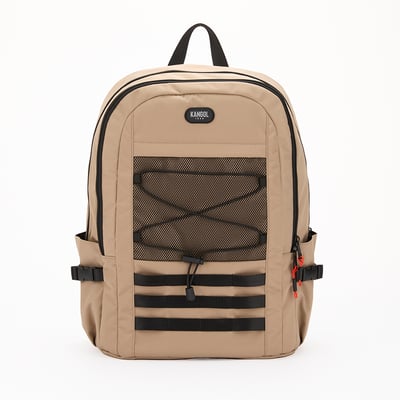 KANGOL袋鼠多功能後背包-卡其(男女共款)7