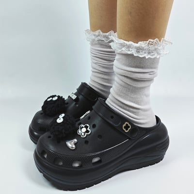 AKIBO夜色心語款洞洞鞋扣 (九件組)7