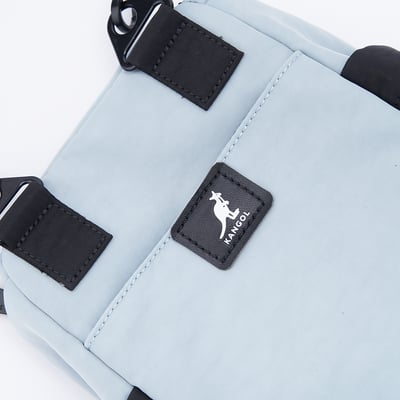 KANGOL水洗尼龍小側包-藍10